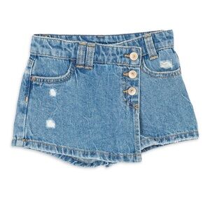 LITTLE GIRLS DENIM SKORT